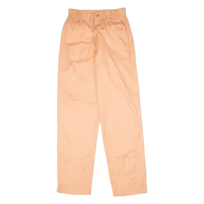 H&M Womens Trousers Pink Slim Straight 90s W28 L31