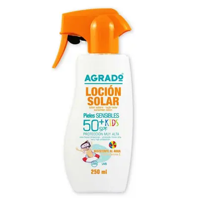 Agrado lozione solare Spf50 spray per bambini