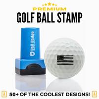 HODL 21 Ball Badge Golf Ball Stamp - Self-Inking Marker for Identifying Balls - Durable Design - Stocking Stuffer Holiday Gif...