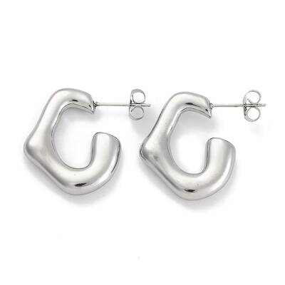 Non-Tarnish 304 Stainless Steel Stud Earrings