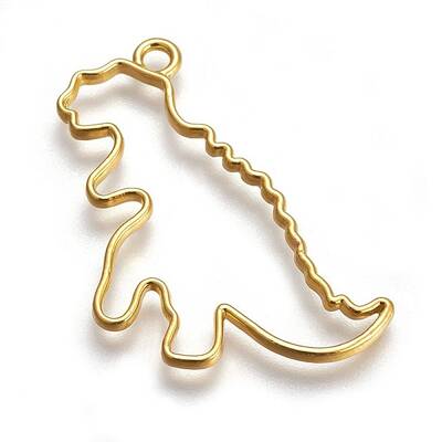Zinc Alloy Open Back Bezel Pendants