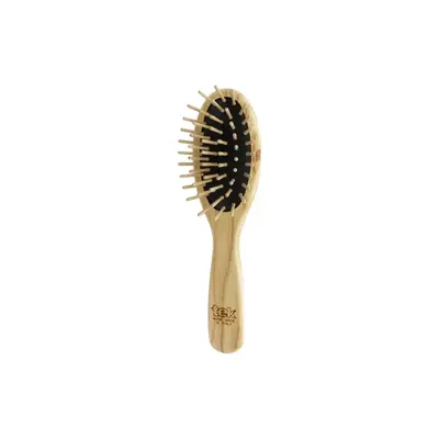 Tek Small Oval Brush, Naturale