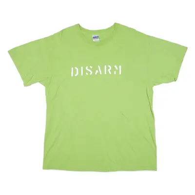 GILDAN Mens T-Shirt Green L