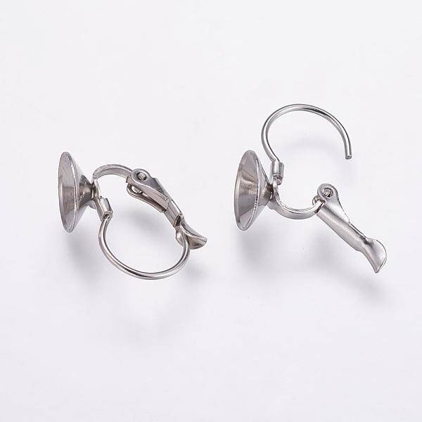 Tarnish Resistant 304 Stainless Steel Leverback Earring Findings