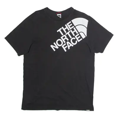 THE NORTH FACE Mens T-Shirt Black Crew Neck L