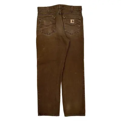 Carhartt Jeans - 36W 30L Brown Cotton
