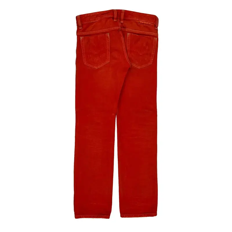 Diesel Jeans - 32W UK 12 Red Cotton