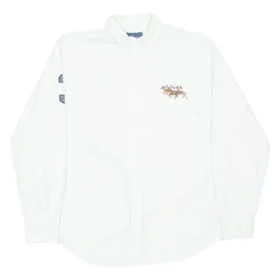 RALPH LAUREN Boys Plain Shirt Green Long Sleeve L