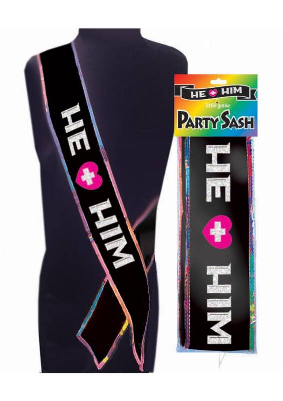 He Plus Him Sash(spec)