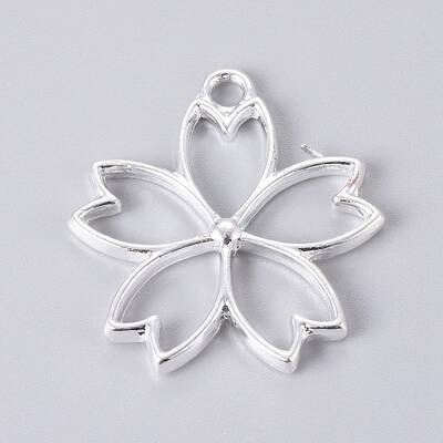 Alloy Open Back Bezel Pendants