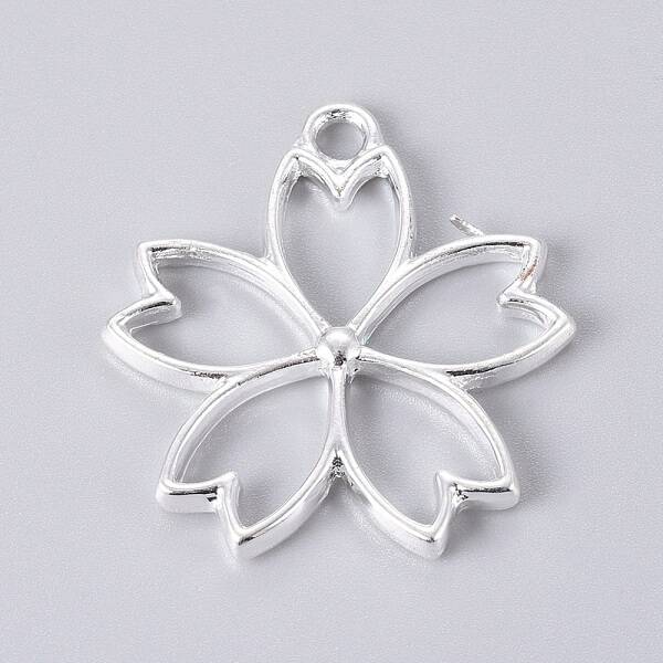 Alloy Open Back Bezel Pendants
