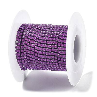 Iron Rhinestone Glass Cup Chain