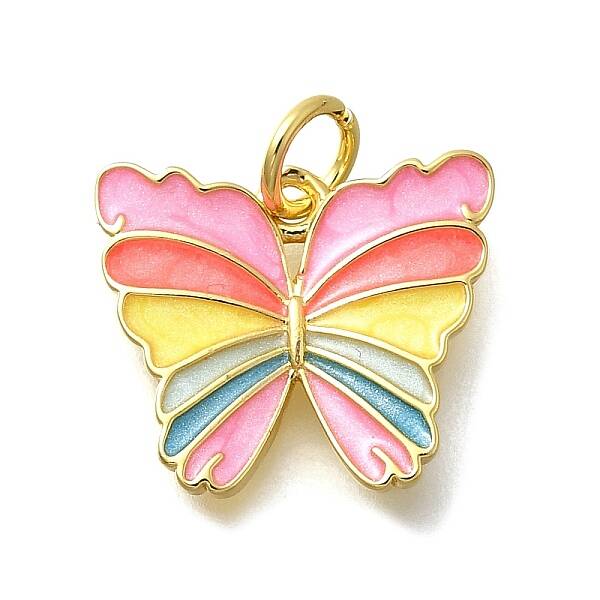 Brass Enamel Pendants
