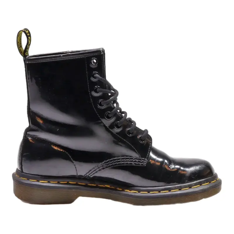 DR MARTENS 1460 Lace-Up Boots Black Leather Womens UK 5