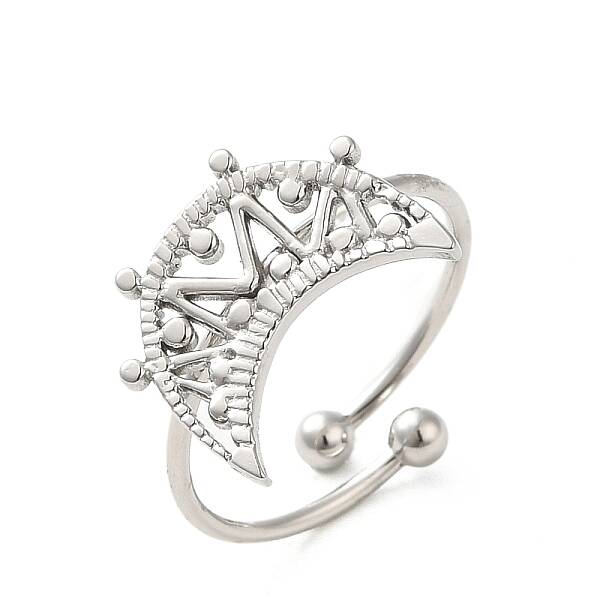 Non-Tarnish 304 Stainless Steel Open Cuff Ring