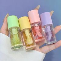 Long Lasting Lip Gloss, 4 Counts/set Moisturizing Lip Glaze, Glossy & Non-sticky Lip Stick, Plumping Lip Oil Lip Stick for Gi...