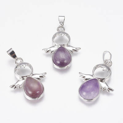 Natural Amethyst Pendants