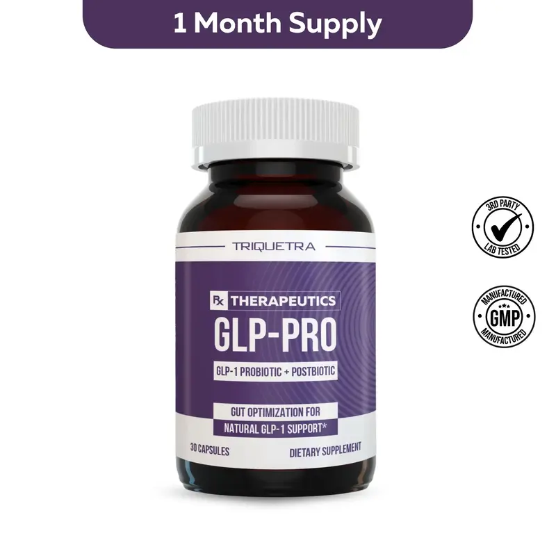 GLP-Pro- GLP-1 Probiotic + Postbiotic - Naturally Support GLP-1 Production - Clinically Patented Ingredient - Third-Party Tes...