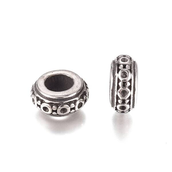 304 Stainless Steel European Beads