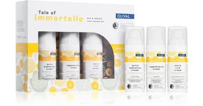 Olival Immortelle Gift Set (for gorgeous skin) Regenerating Cream for Oily and Combination Skin 50ml + Intense Moisturizing C...