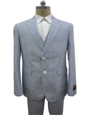 Blue Prom Suit