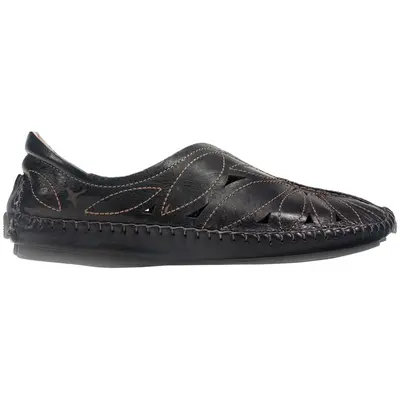Pikolinos Jerez 578-7399 Leather Women's Slip On Shoes - Black - Size:US 10-10.5 Women