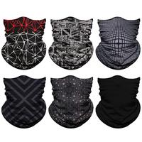 Haute Hooks 6-pack men and women seamless neck mask scarf Rave face mask scarf face mask balaclava headband headwear