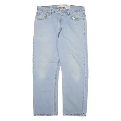 LEVI'S 505 Jeans Mens Blue Regular Straight W36 L29