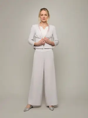 SPIRE | Classic Palazzo Pant | Colour: Moonstone | Size: L