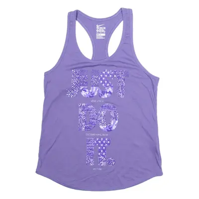 NIKE Dry Fit Womens Vest Purple Sleeveless M