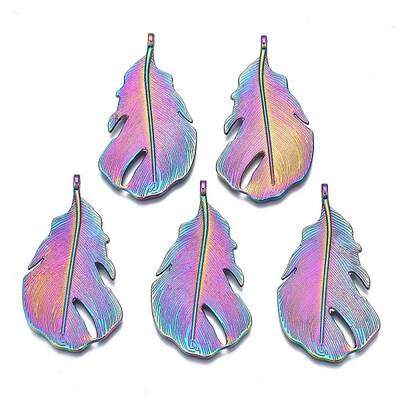 Rainbow Color Alloy Pendants