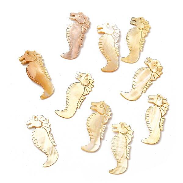Natural Yellow Shell Pendants