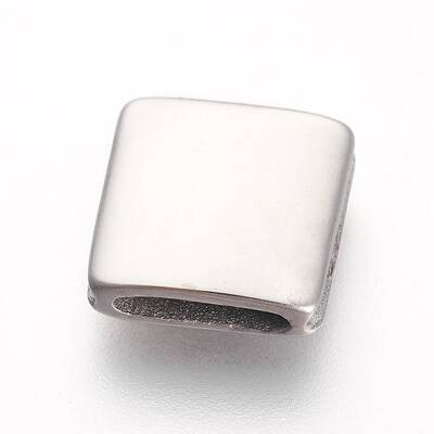 Tarnish Resistant 304 Stainless Steel Slide Charms