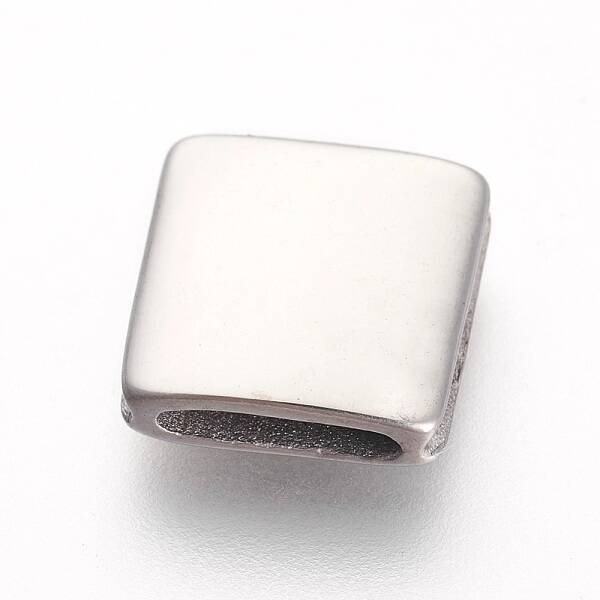 Tarnish Resistant 304 Stainless Steel Slide Charms
