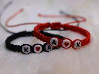 Personalized Couples Bracelet Set with Initial Charm Fashion Quartz Wristband for Him and Her High-Quality Hilo Material Uniq...