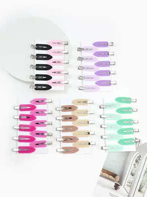 50pcs Colorful Casual Matching Hair Clip, Casual Versatile Hair Accessories for Women & Girls, Minimalist Hairwear for Daily,...