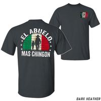 Fathers Day T-Shirt Gift For Latino Dad, El Abuelo Mas Chingon Tee, Mexican Gift T-shirt for Him, Menswear, Tops, Trending Sh...