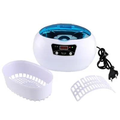 Ultrasonic cleaning machine for home | Color: White blue | Style: US