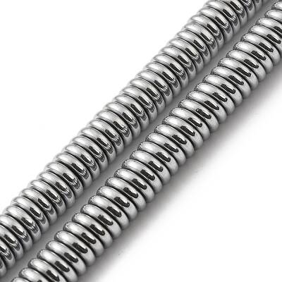 Electroplated Non-magnetic Synthetic Hematite Beads Strands