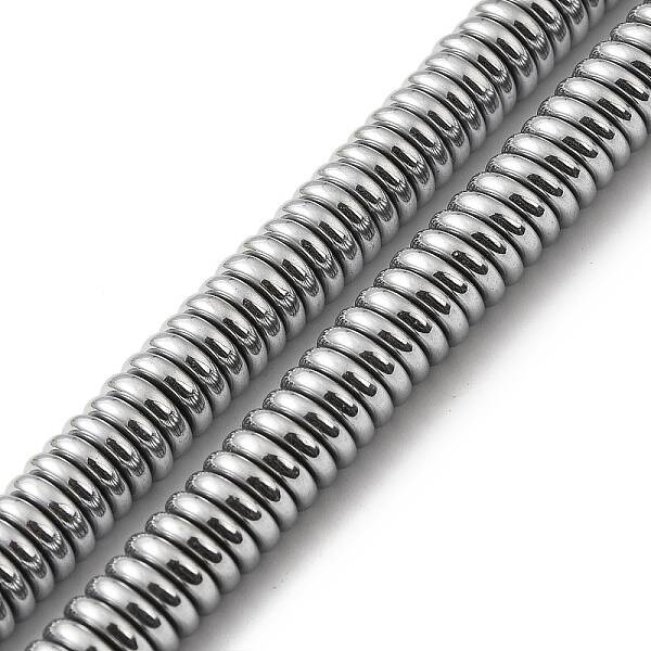 Electroplated Non-magnetic Synthetic Hematite Beads Strands