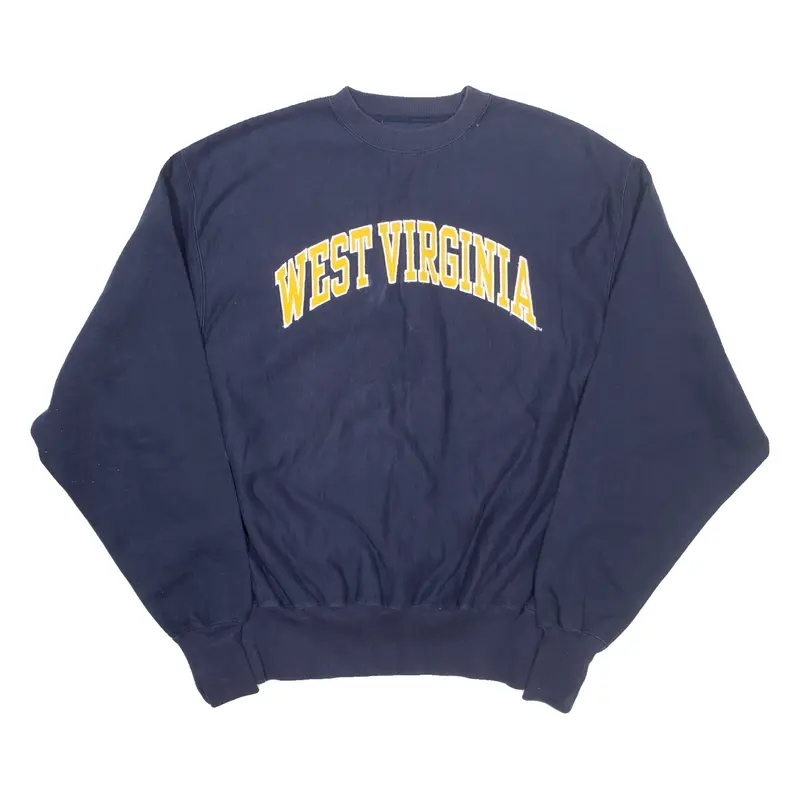 STEVE & BARRY'S West Virginia Mens Sweatshirt Blue USA 2XL