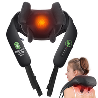 New upgraded 2500mAh neck and shoulder massager, wireless back buckle design, sixth-generation shiatsu neck and shoulder mass...