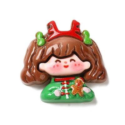 Christmas Series Cute Opaque Resin Decoden Cabochons
