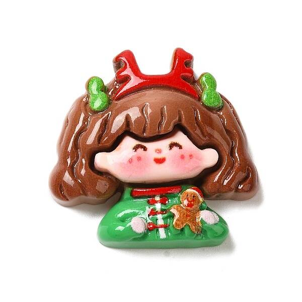 Christmas Series Cute Opaque Resin Decoden Cabochons