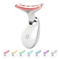 7 In 1 Face And Neck Skin Care Device With LED Phototherapy And Multi-Function Massage Technology For Home Facial Treatment