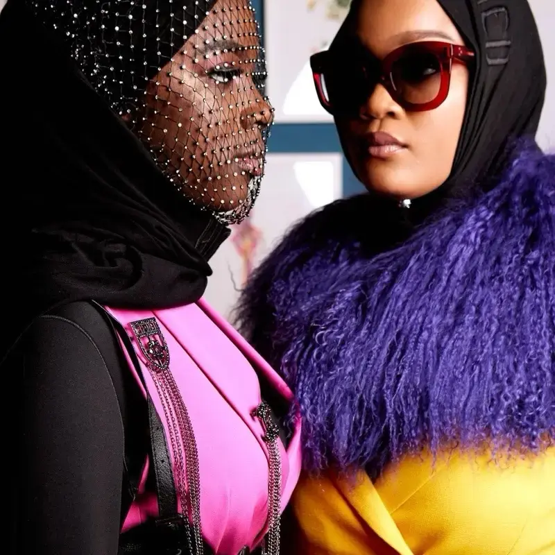 Shayla Signature Hijabified Shayla - Black and White Patterned Design, Versatile Style for Various Occasions