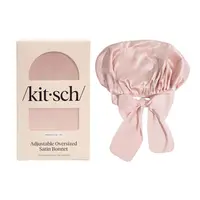 Kitsch Oversize Satin Bonnet for Sleeping - Silk Bonnet for Sleeping Women, Curly & Textured Hair, Large Jumbo Sleep Bonnets ...