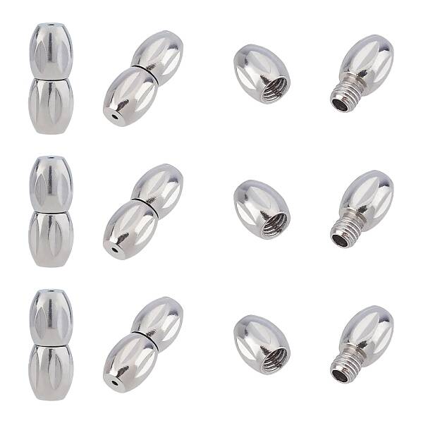 Tarnish Resistant 304 Stainless Steel Screw Clasps