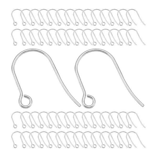 200Pcs 304 Stainless Steel Earring Hooks