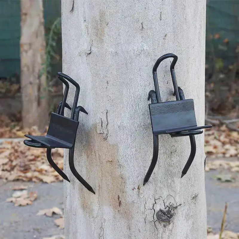 Tree Climbing Tools Set, 2 Climbing Equipment & 2 Elastic Strap, Elastic Strap & Climbing Grip Set, Non-slip Special Climbing...